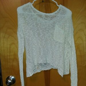 White Hollister sweater